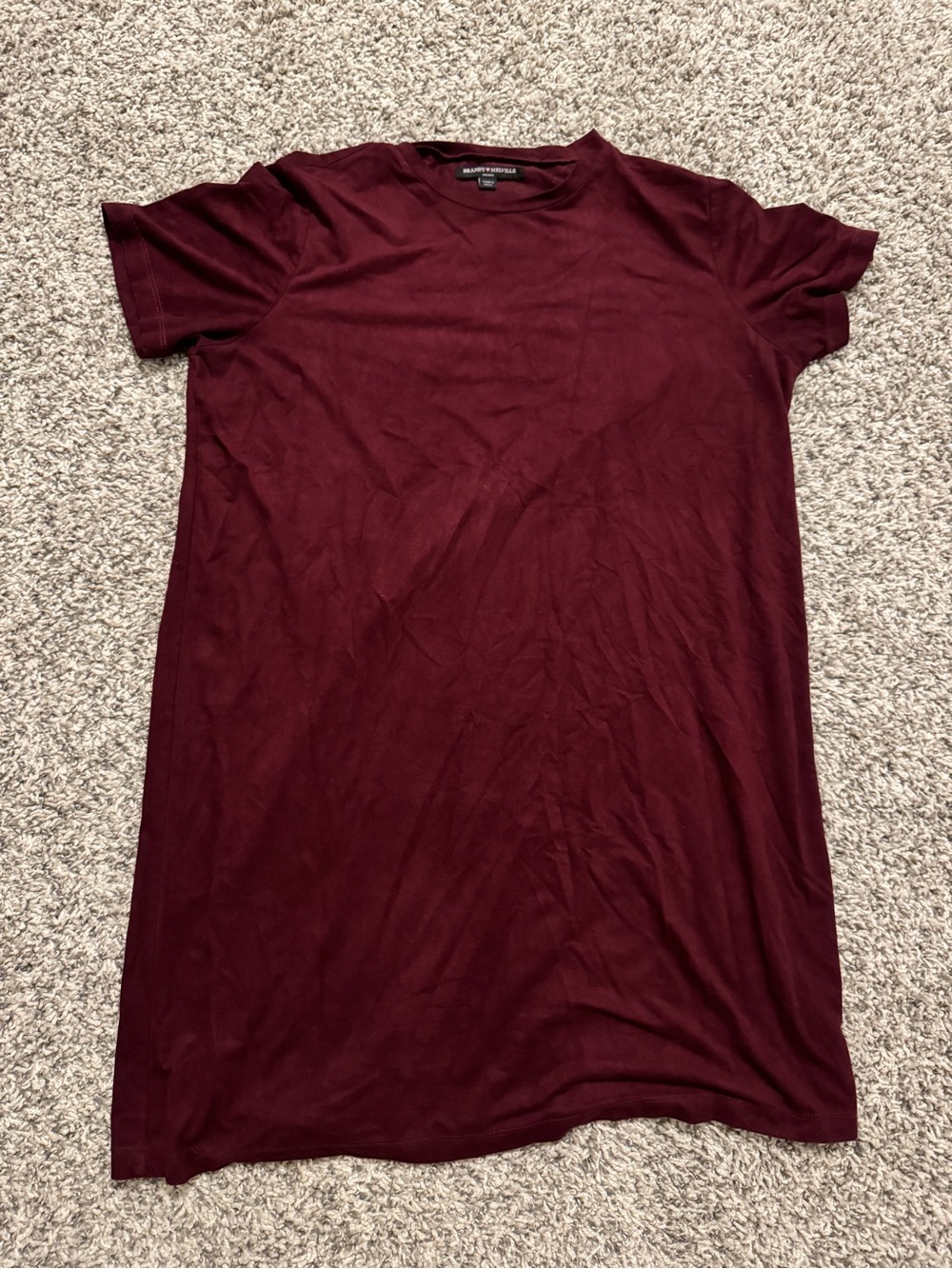 Brandy Melville Burgundy Pullover Tee